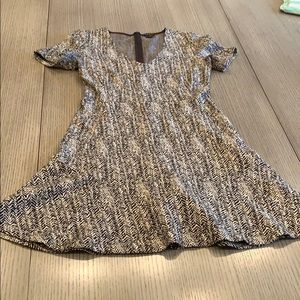 Theory zebra patterned dress, size 4